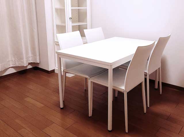 ちょっとしたテーブル塗装