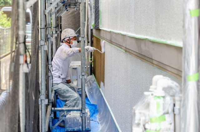 細部まで丁寧な外壁塗装